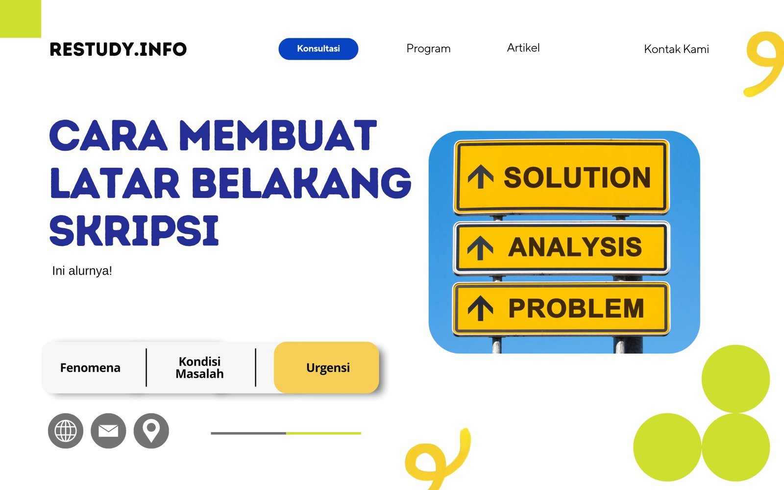 Cara membuat latar belakang penelitian